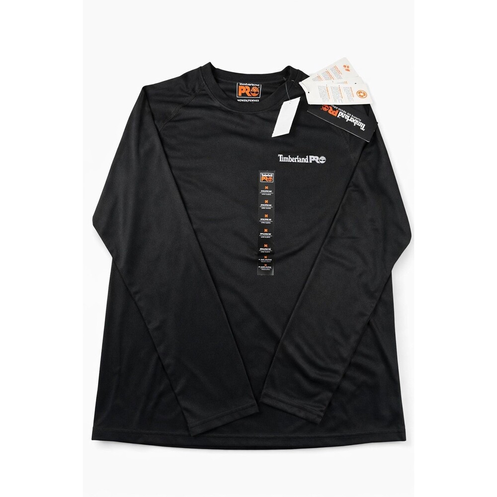 Timberland PRO Women’s Long Sleeve Shirt Black Size M Athletic Fit NEW w/ Tags